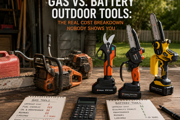 Gas vs. Battery Outdoor Tools: The Real Cost Breakdown Nobody Shows You