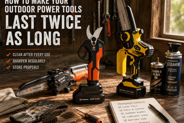 How to Make Your Outdoor Power Tools Last Twice as Long