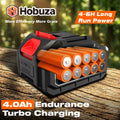 Hobuza 21V High-Output Lithium-Ion Battery Pack - 2.0Ah / 4.0Ah Replacement for Garden Tools